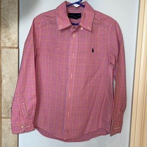 Ralph Lauren button down shirt, size 7.